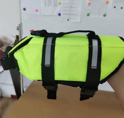 Dog Life Jacket Reflective Adjustable Large Dogs Swimwear Safety Vest Surfing Sailboat Enhanced Buoyancy Pet Lifejackets